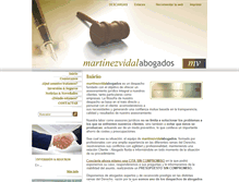 Tablet Screenshot of martinezvidalabogados.com